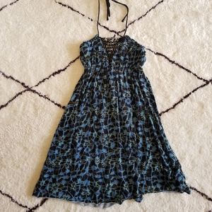 Free People Beaded Halter Dress Small